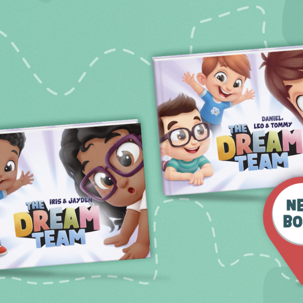 Dream Team - new personalized book for siblings