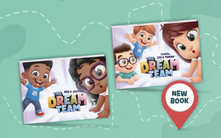 Dream Team - new personalized book for siblings